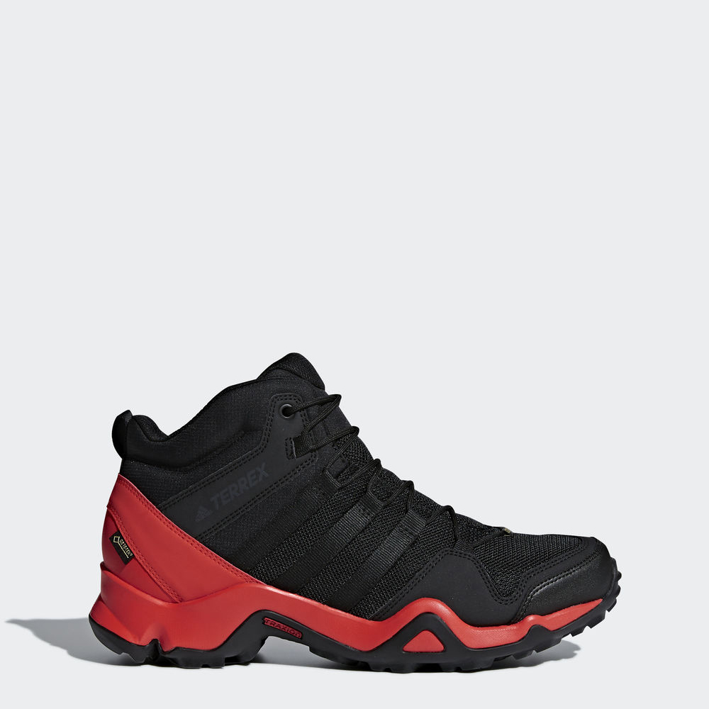 Adidas Terrex Ax2r Mid Gtx - ορειβατικα παπουτσια ανδρικα - Μαυρα/Μαυρα/Μπλε,Μέγεθος: EU 36 – 54 2/3